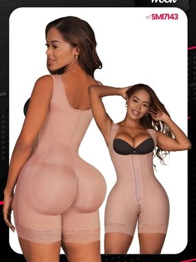 XL Stagmi SMI7143 Faja Girdle Reduces Tummy & Thighs Shapes Butt BBL $175 NEW!
